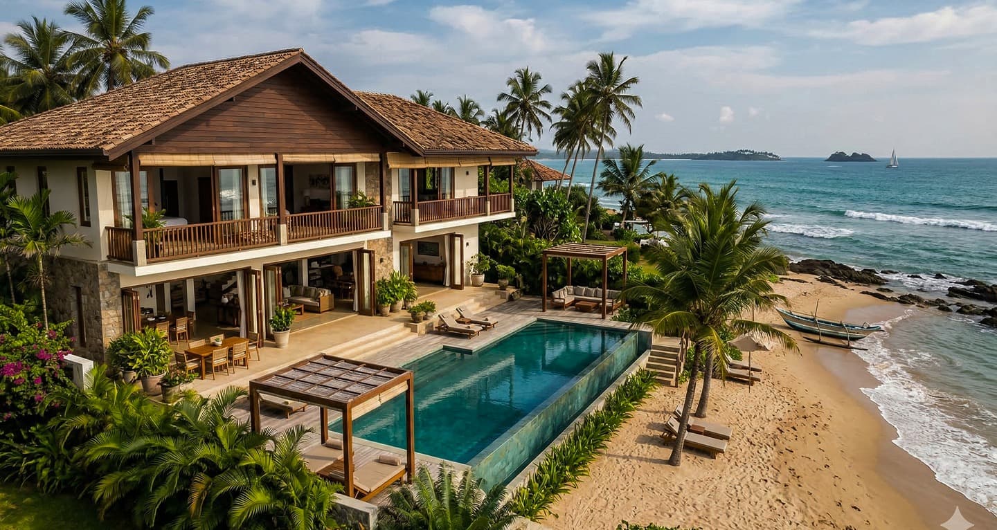 Premo Heritage Villa luxury beachfront view